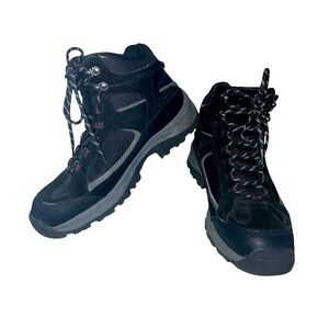 EUC Croft & Borrow Harrison Black Suede‎ Men's Hiking Boots Size 8.5M